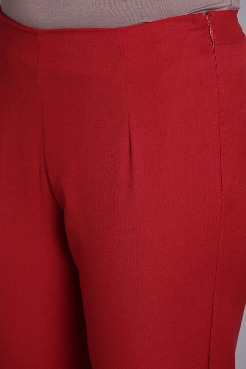 Green Bay Cotton Blend Solid Pant image number 1