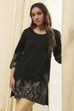 Black Daffodil Straight Printed Kurti image number 2