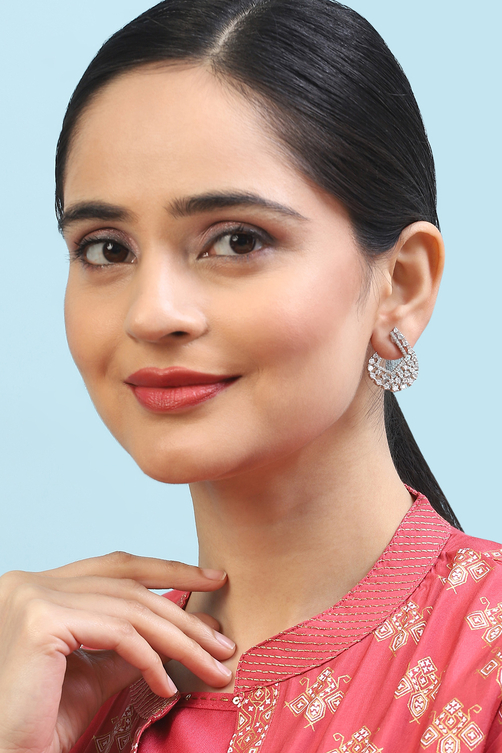 White Brass Earrings image number 3