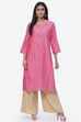 Black Art Silk Kurta image number 0