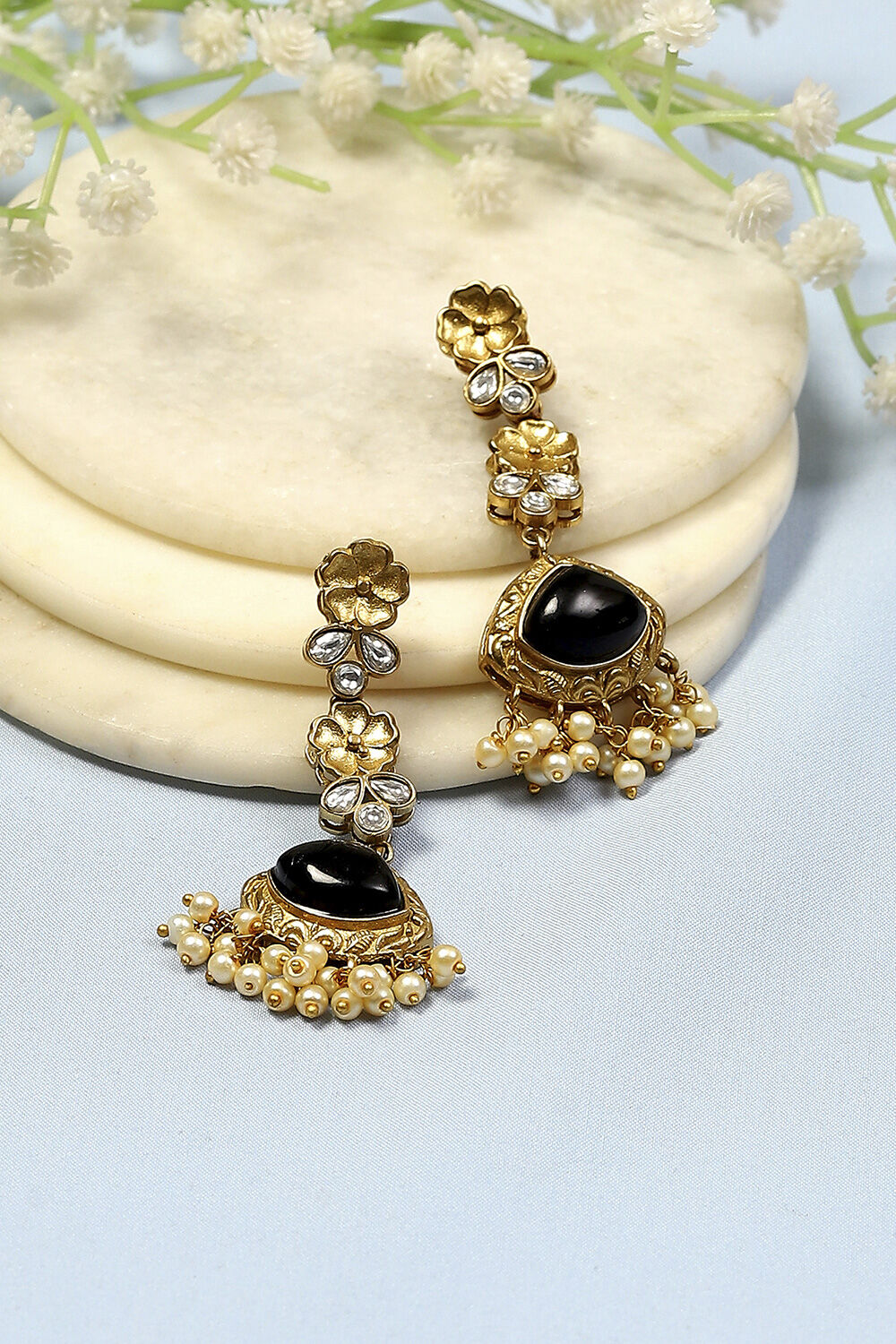 Black Alloy Drop & Danglers image number 0