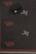 Red Cotton Hand Block Print Unstitched Suit Set image number 3