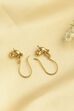 Gold Plated Brass Drop Earrings image number 2