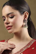 Mint Green Pearl Earrings image number 3