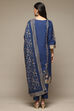 Red Cotton Straight Kurta Pants Suit Set image number 4
