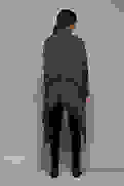 Teal Blue Acrylic Straight Yarndyed Sweater image number 5