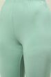 Camel Cotton Blend Solid Churidar image number 1
