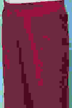 Maroon Cotton Lycra Regular Fit Capri image number 1