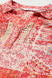 Fuchsia Viscose Straight Printed Short Kurta image number 1