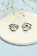 Black Brass Earrings image number 2