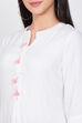 Ice Blue Rayon Straight Kurta image number 1