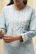 Blue Straight Kurta image number 1