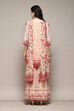 Purple Polyester Straight Printed Kurta Garara Suit Set image number 4