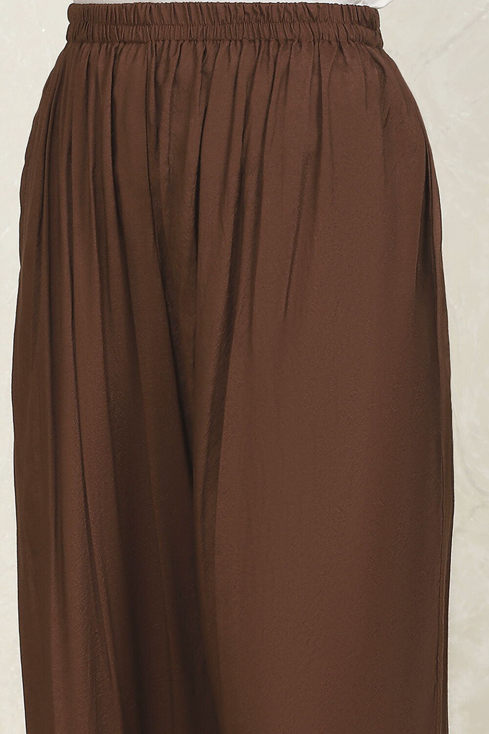 Rust Tissue Machine Embroidered Unstitched Suit Set image number 3