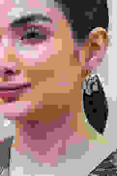 Mint Green Brass Drop & Danglers image number 1