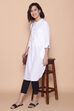 White Cotton Yarndyed Kurta image number 0