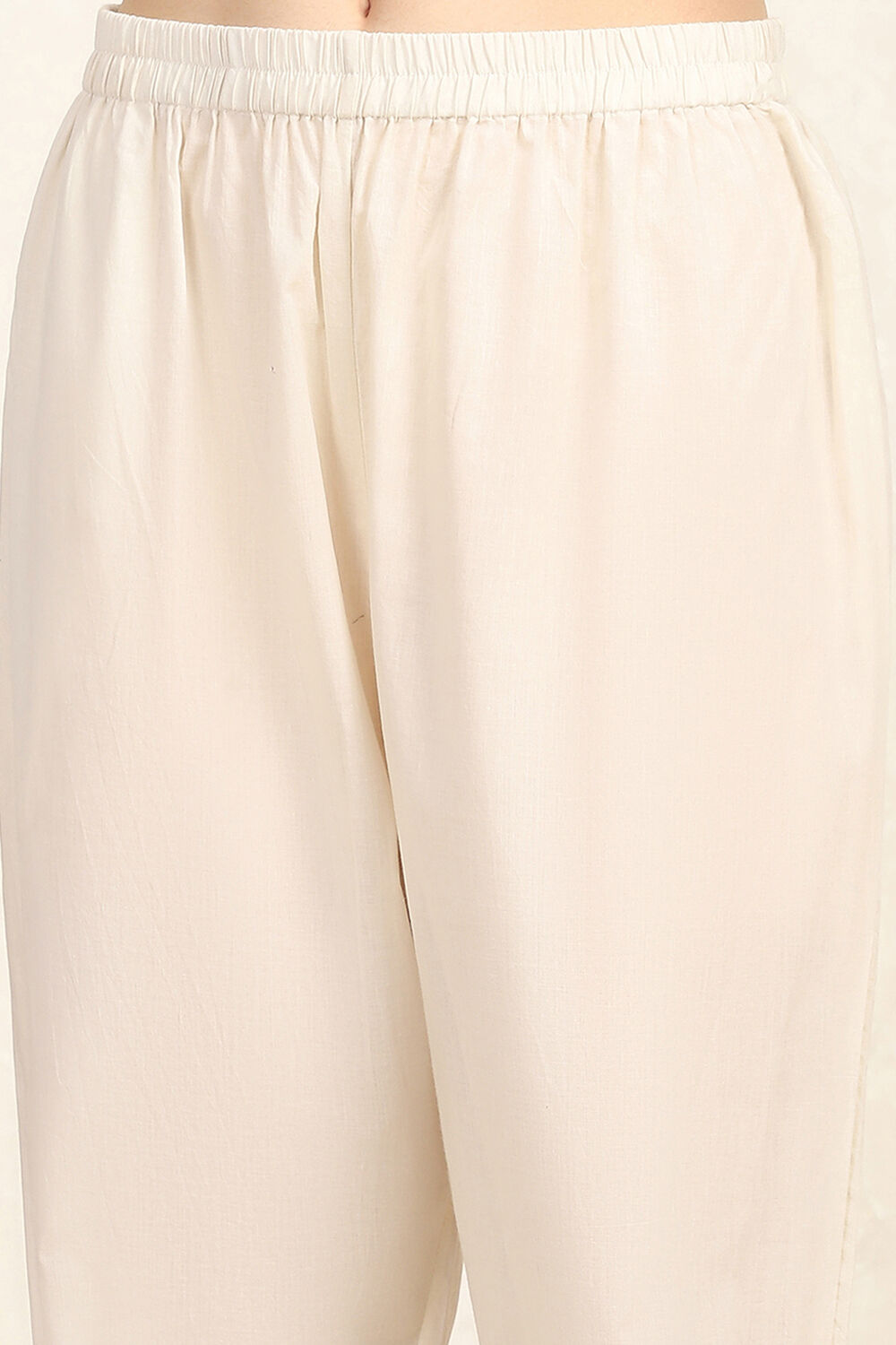 Teal Cotton Unstitched Suit Set image number 3