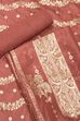 Purple Jacquard Traditional Weaving Unstitched Suit Set image number 0