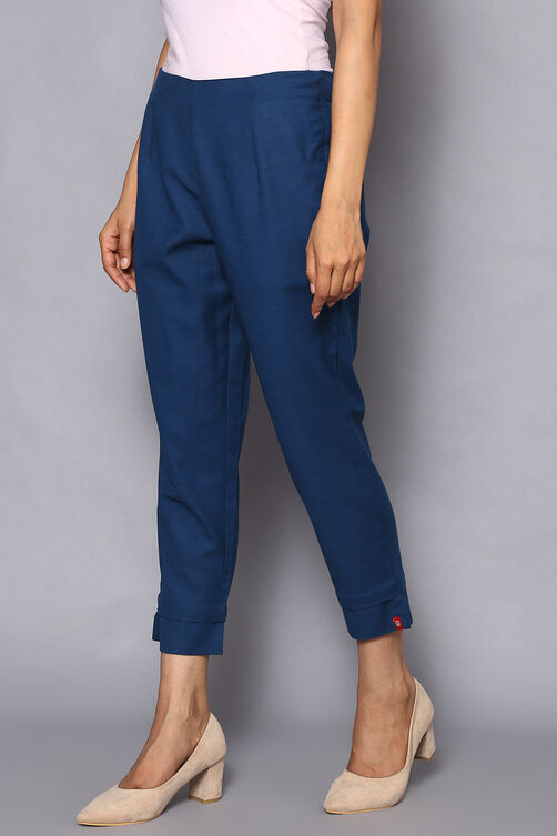 Green Bay Cotton Blend Solid Pant image number 2