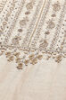 Off White Chanderi Blend Unstitched Suit set image number 2