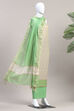 Pastel Cotton Printed Embroidered Unstitched Suit Set image number 4