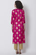 Blue Viscose Straight Printed Kurta image number 5