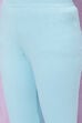 Sky Blue Art Silk Anarkali Kurta Churidar Suit Set image number 7