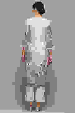 Brown Viscose Straight Kurta image number 3