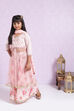 Pink Cotton Lehenga Set image number 3