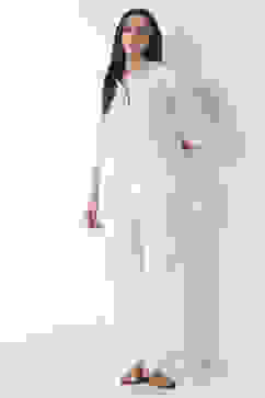 White Viscose Lycra Harem Pants image number 0