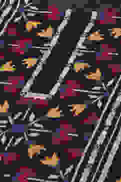 Pink & Purple Poly Cotton Straight Yarndyed Kurta image number 1