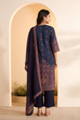 Blue Viscose Silk Printed Straight Kurta Set image number 6