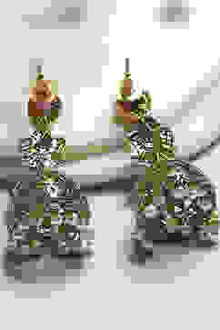 Red Gold Alloy Jhumka image number 2