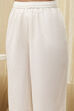 Off-White Embroidered Kalidar Suit Set image number 2