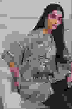 Teal Viscose Rayon Straight Kurta image number 7