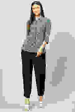 Black Viscose Pants image number 5