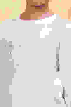 Beige Cotton Straight Set image number 1