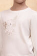 Beige Cotton Straight Set image number 1