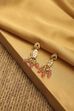 Pink Gold Plated Brass Drop & Dangler Earrings image number 0