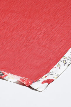 Off White Rayon Anarkali Kurta Churidar Suit Set image number 3
