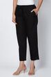 Fuschia Cotton Straight Pant image number 1
