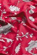 Fuchsia Cotton Floral Printed Straight Kurta Set image number 3