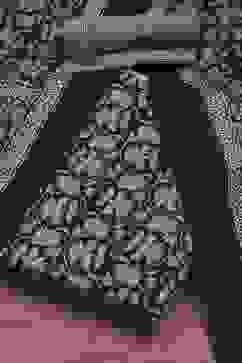 Indigo Cotton Screen Print Unstitched Suit Set image number 0