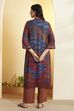 Brown Viscose Rayon A-Line Kurta image number 4