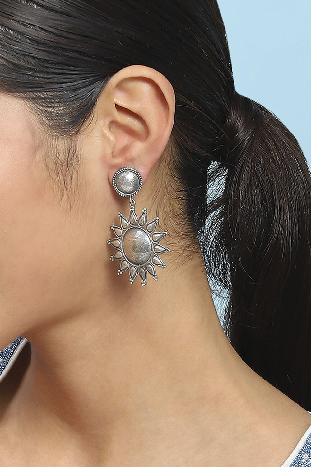 Oxidised Brass Drop & Danglers image number 1