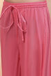 Coral Pure Cotton Floral Printed Tiered Suit Set image number 2