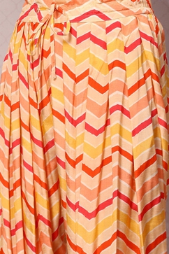 Yellow Viscose Straight Kurta Salwar Pants Suit Set image number 2