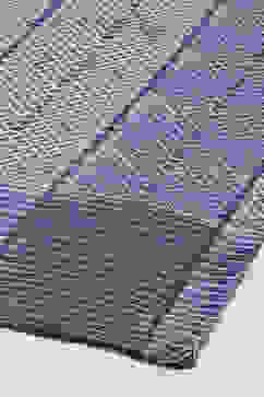 Indigo Poly Viscose Straight Yarndyed Suit Set image number 3