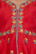 Red And Yellow Poly Cotton Lehenga Set image number 1