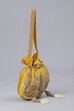 Mustard Fabric Potli Bag image number 3